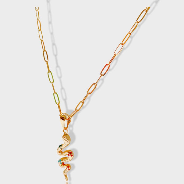 Ice Rhinestones Cuban Link King Pendant Chain Necklace