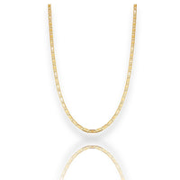 2mm wide valentino chain necklace in 14k solid gold chains