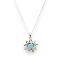 30mm larimar a sun charm pendant charms & pendants