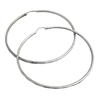 35mm circumference sterling silver mirror hoops earrings earrings