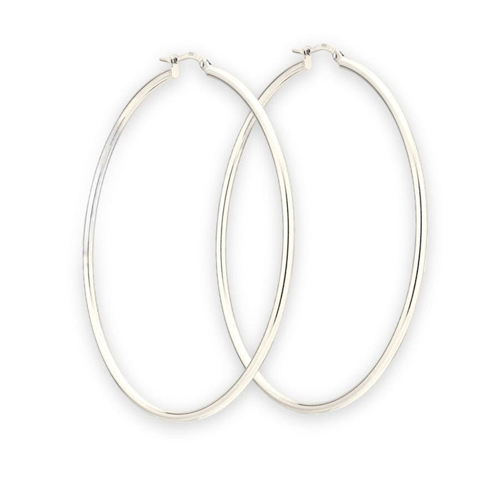 55mm circumference sterling silver hoops earrings earrings