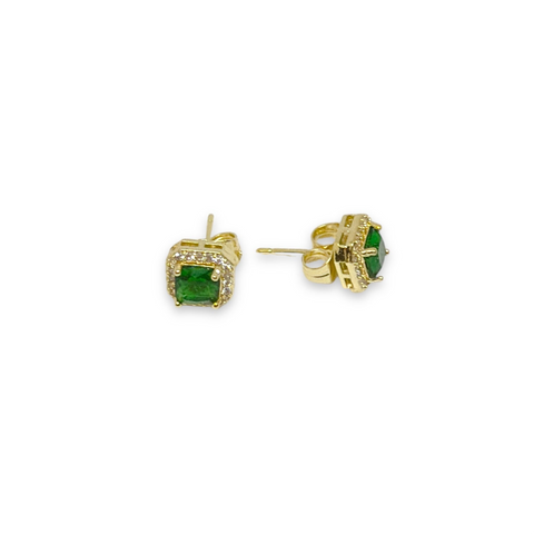 Tri-color butterfly lever-back 18k of gold plated earrings