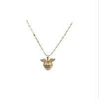 Angel’s wings heart pendant gold-filled chain necklace chains