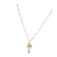 Antoinette pink gold-filled chain necklace chains