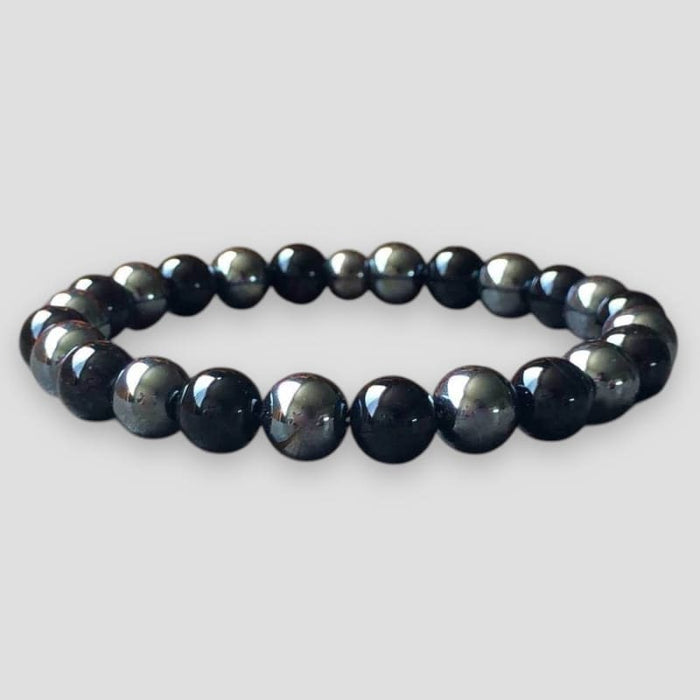 Black hematite stone transform negative energy into positive bracelet