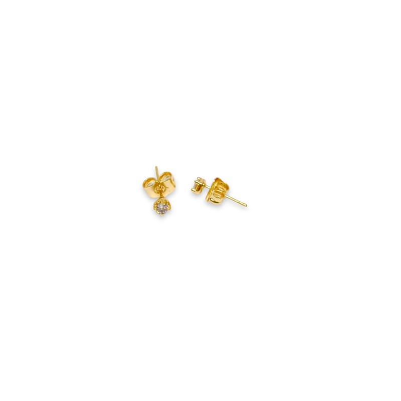 Ella dainty crystal studs gold-filled earrings white earrings