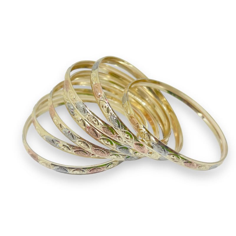 Gold plated set of indian bangles for toddlers bangles