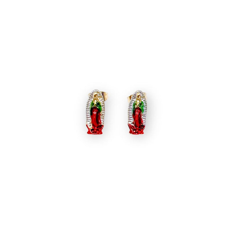 Guadalupe colorful studs earrings 18k of gold plated earrings