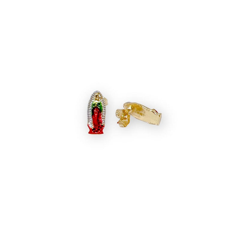 Guadalupe colorful studs earrings 18k of gold plated earrings