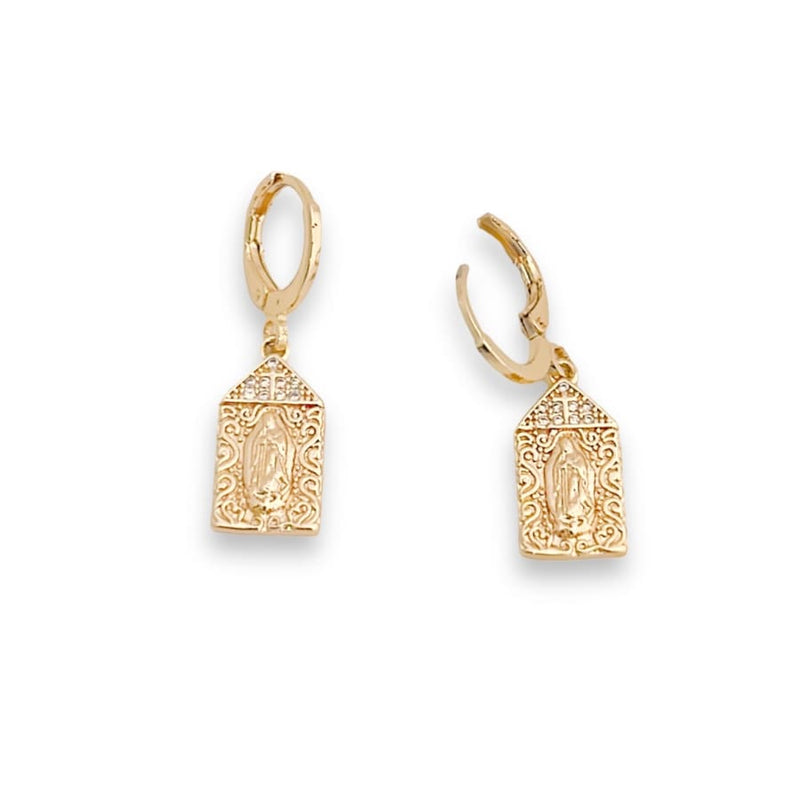 Virgin guadalupe earrings gold-filled earrings