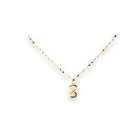 Infinity black stone cz gold-filled necklace pendant chains