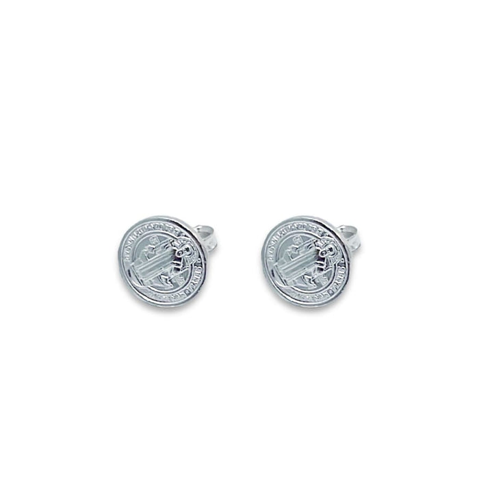 San benito 8mm.925 sterling silver studs earrings earrings