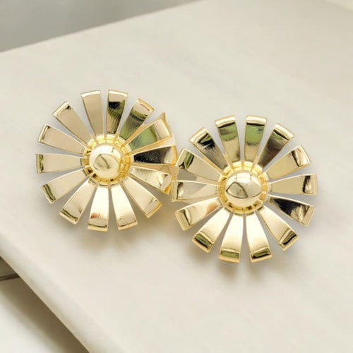 Sunflower gold-filled studs earrings earrings