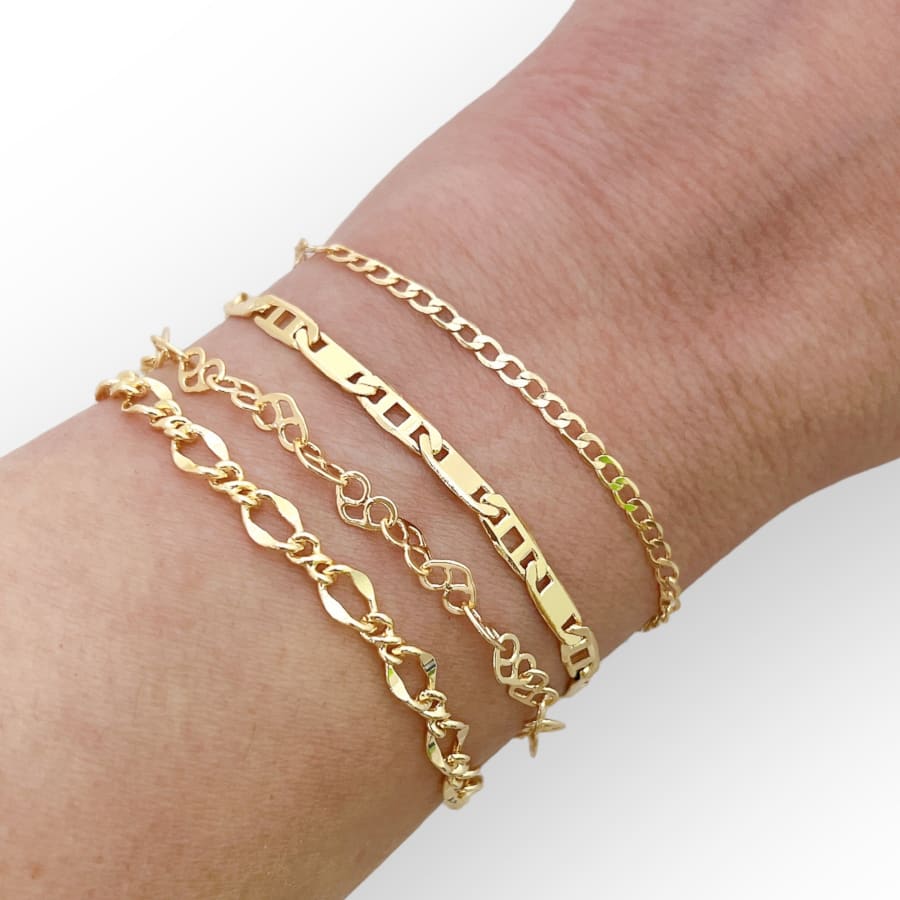 Vogue bracelet in 18k of gold filled