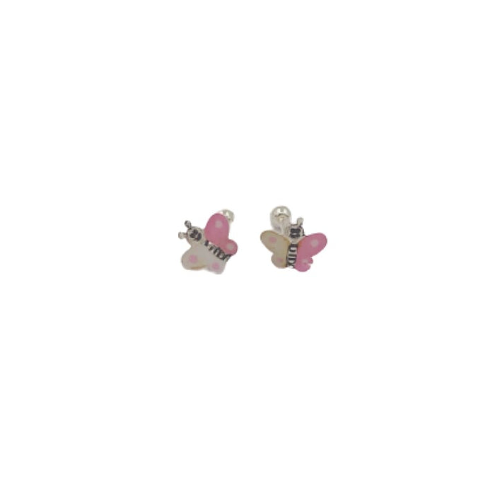 .925 sterling silver butterflies screwback studs earrings earrings