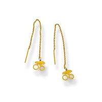 Cherrie threaders gold plated earrings earrings