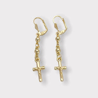 Cross earrings gold-filled earrings