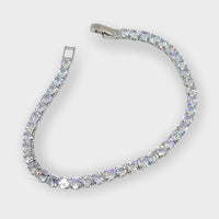 Cz tennis silver plated bracelet tennis bracelet bracelets