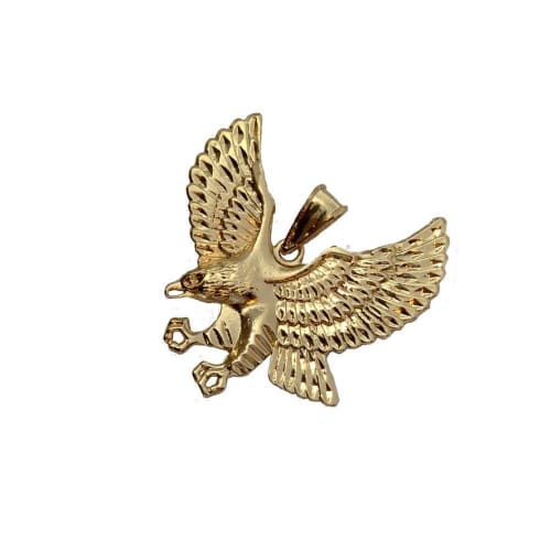 Eagle pendant in 18kts of gold plated