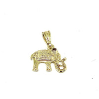 Elephant pendant in 18kts of gold plated charms