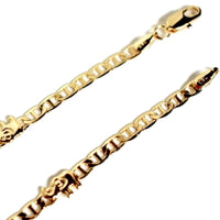 Elephants mariner link 18kts of gold plated bracelet 7.5 bracelets