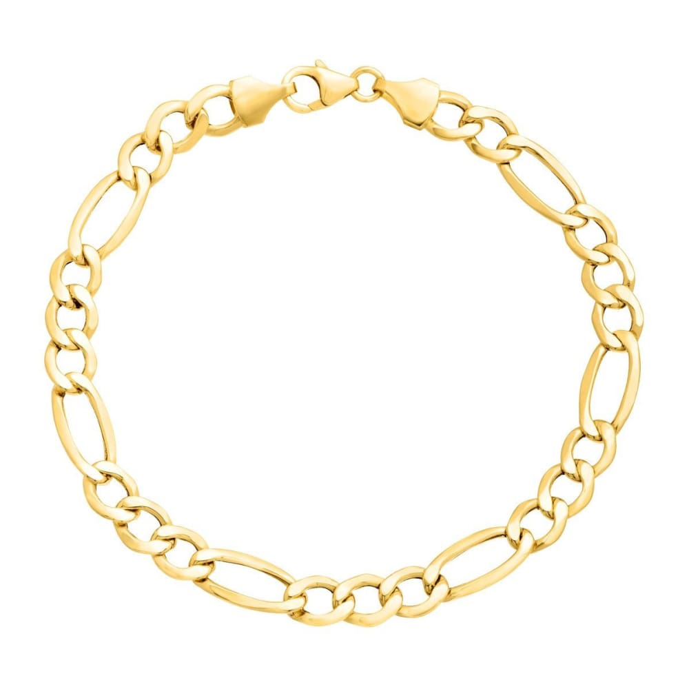 Figaro 4mm 18k gold plated chain 8.5’’ bracelet chains