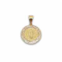 Guadalupe pendant of gold plated charms