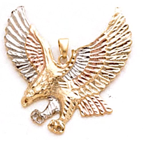 Hawk pendant three tones charms