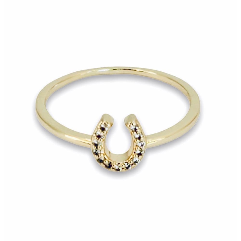 Horseshoe 14kts of gold plated rings