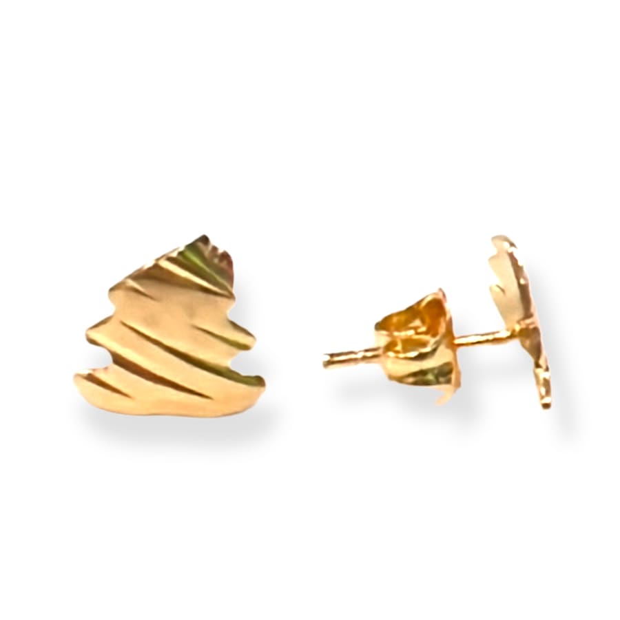 Christmas tree studs earrings in 18k of goldfilled earrings