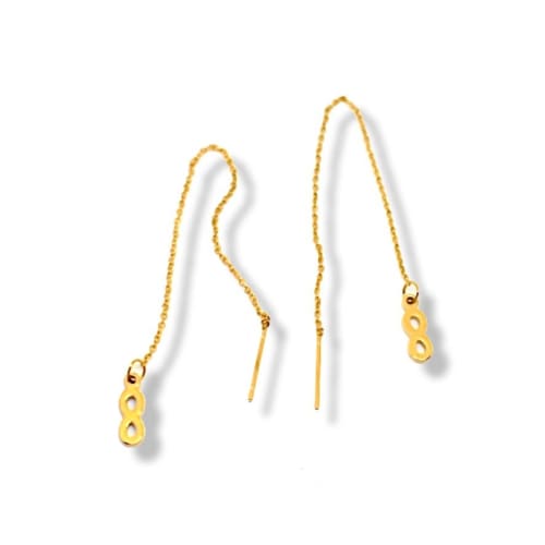 Infinitythreaders gold plated earrings earrings