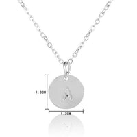 Initial pendant charm necklace chains