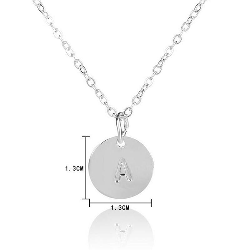 Initial pendant charm necklace chains