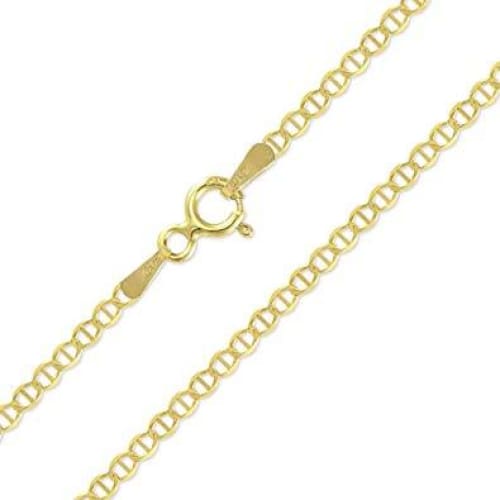 Mariner 2mm 18kts gold plated chain chains