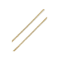 Mariner 3mm bracelet 18kts of gold plated 8.5’’l chains