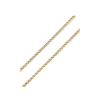 Mariner 3mm chain 18kts of gold plated chains