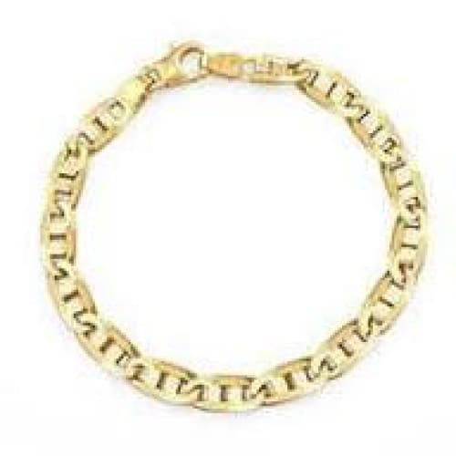 Mariner 4mm 18k gold plated chain 7.5’’bracelet chains