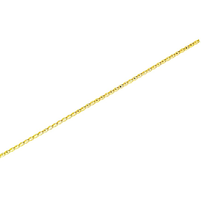 Mariner 4mm anklet 18kts of gold plated 10 anklet