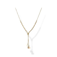 Mimi butterfly charm adjustable necklace in 18k of gold plated chains