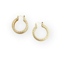 Pisa hoop earrings in 18k of gold plated earrings