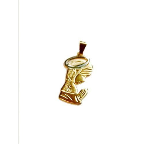 Praying virgen 18kts gold plated charm pendant charms