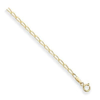 Rada 2mm 18k gold plated chain 7.5’’bracelet chains