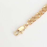 Rose links good luck bracelet rose gold plated bracelets