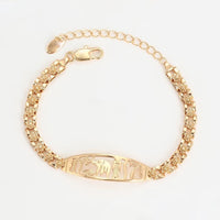 Rose links good luck bracelet rose gold plated bracelets