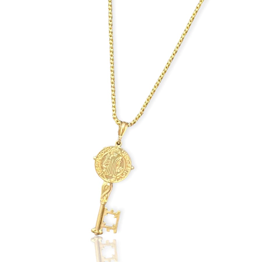 San benito key pendant rope necklace