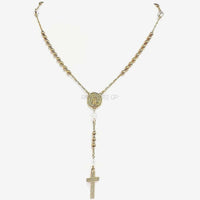 San benito rosary 18k gold plated rosary