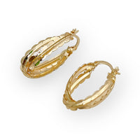 Sierra hoop earrings in 18k of gold plated earrings