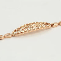 V link good luck bracelet rose gold plated bracelets