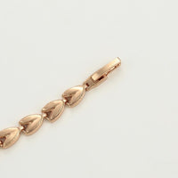 V link good luck bracelet rose gold plated bracelets