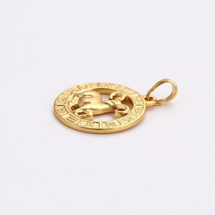 Zodiac constellations18k of gold plated pendant charm charm